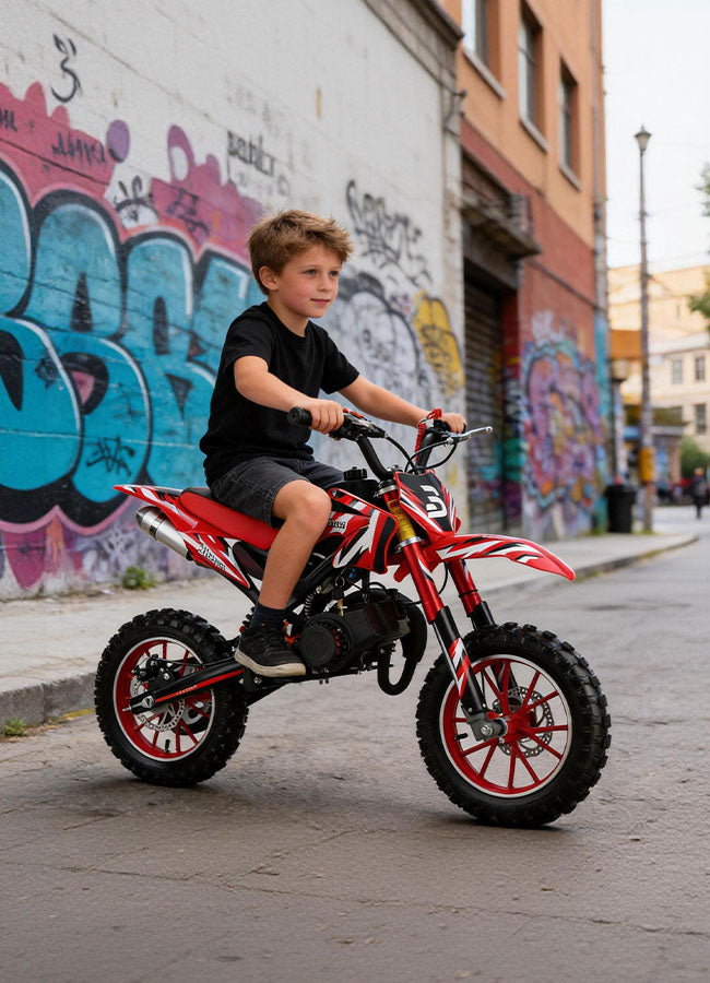 DEETAGO Gas Powered Mini Dirt Bike