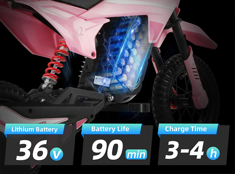 Movar EK2 Electric Dirt Bike Profile View