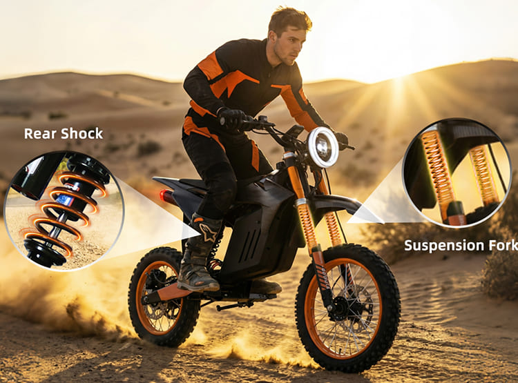 Movar EK2 Electric Dirt Bike Close Up