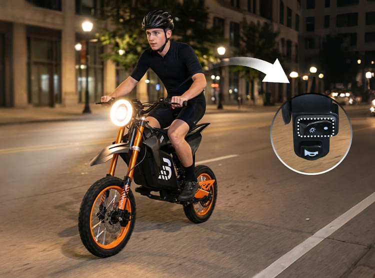 Movar EK2 Electric Dirt Bike Handlebars